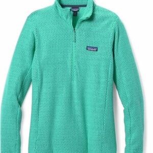 Patagonia Teal Half-Zip Sweater